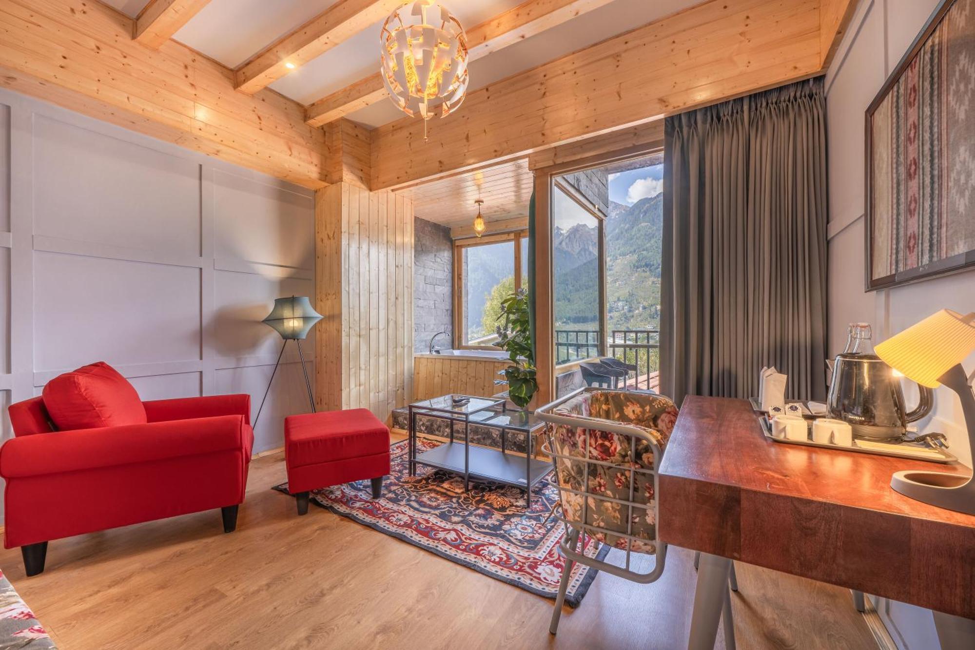 Hotel Echor Himalayan Heights Luxe Manali Exterior foto