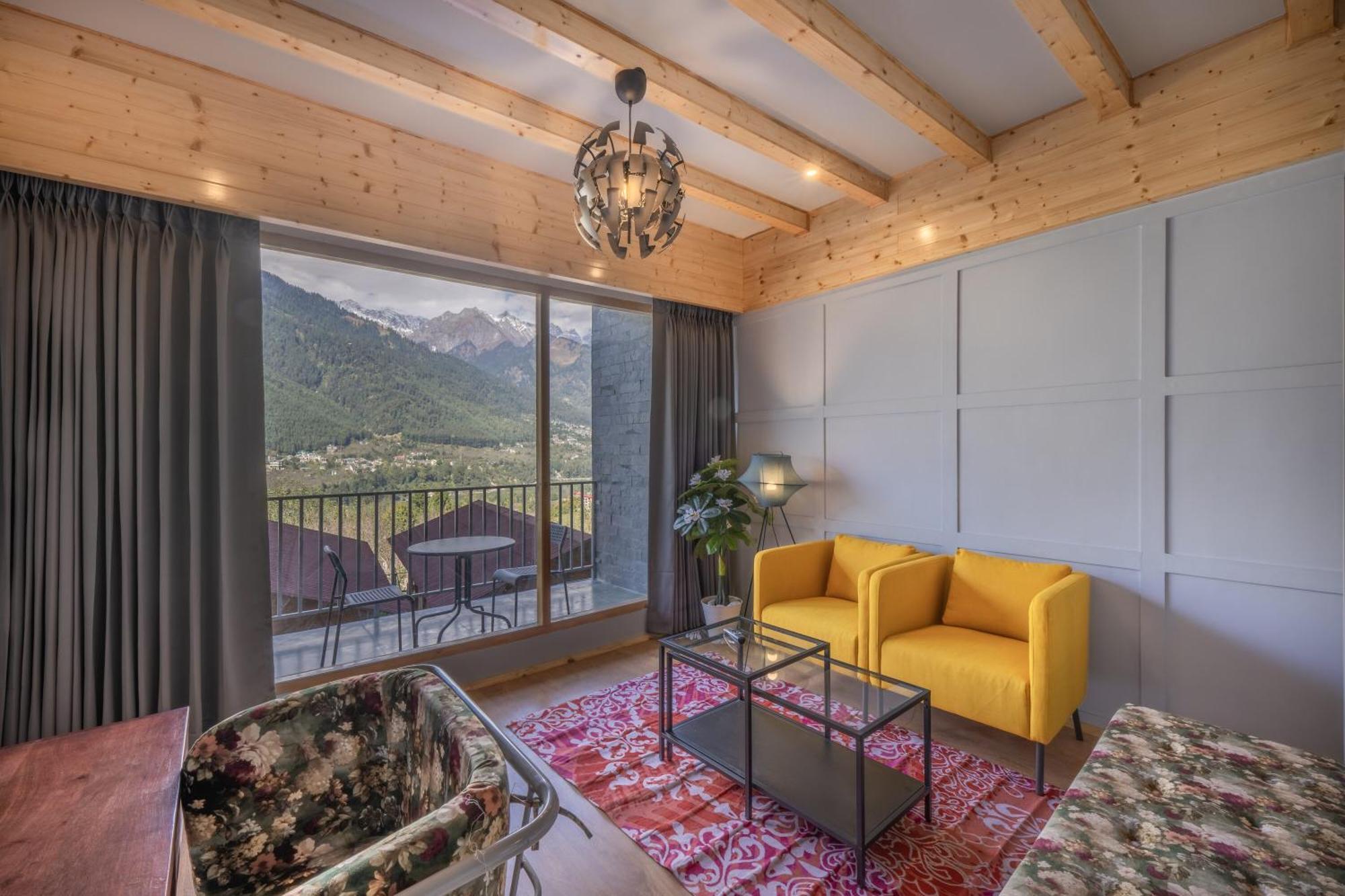 Hotel Echor Himalayan Heights Luxe Manali Exterior foto