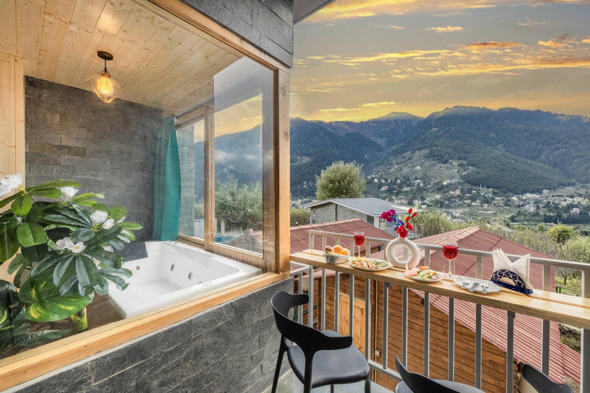 Hotel Echor Himalayan Heights Luxe Manali Exterior foto