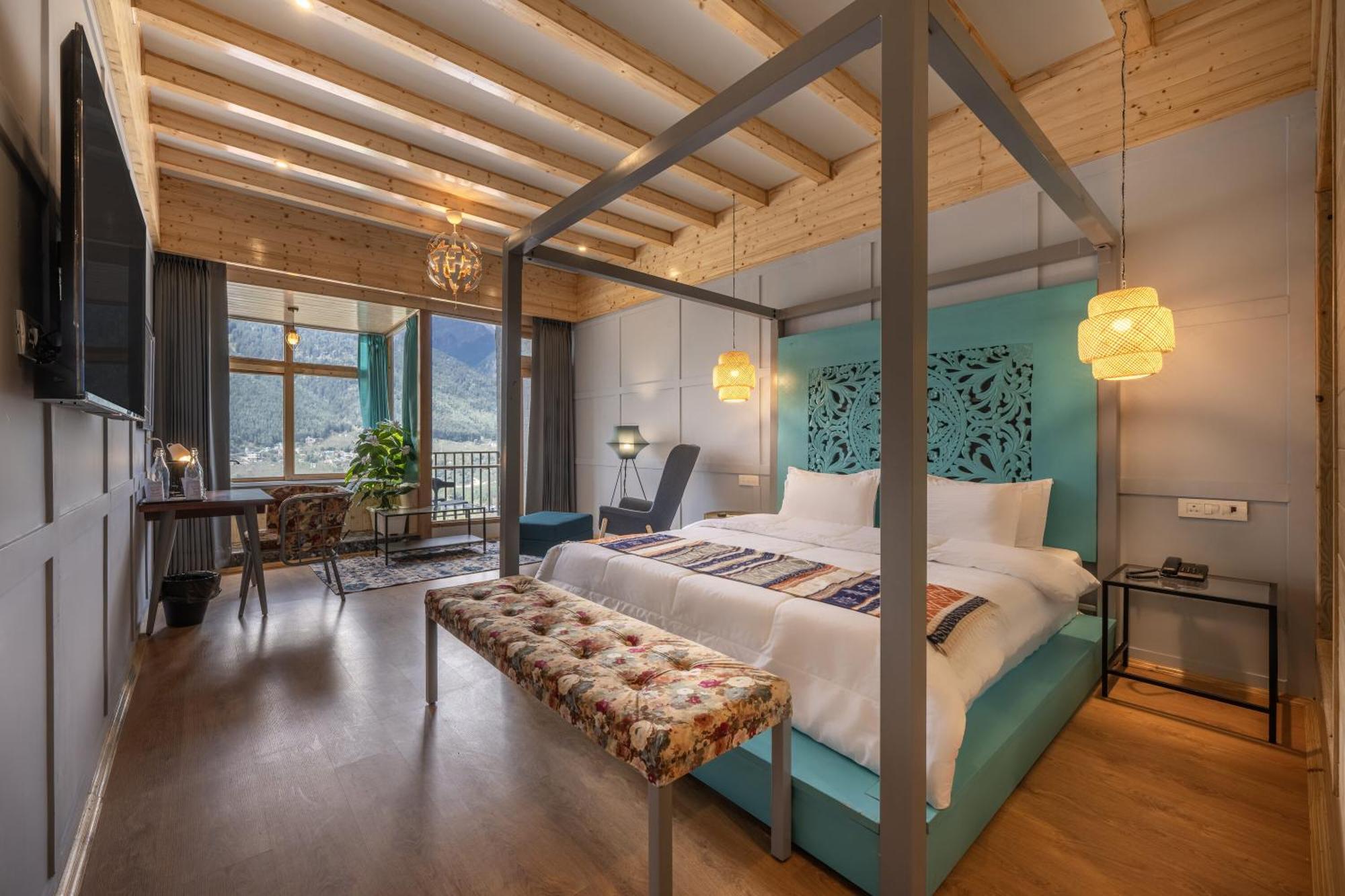 Hotel Echor Himalayan Heights Luxe Manali Exterior foto