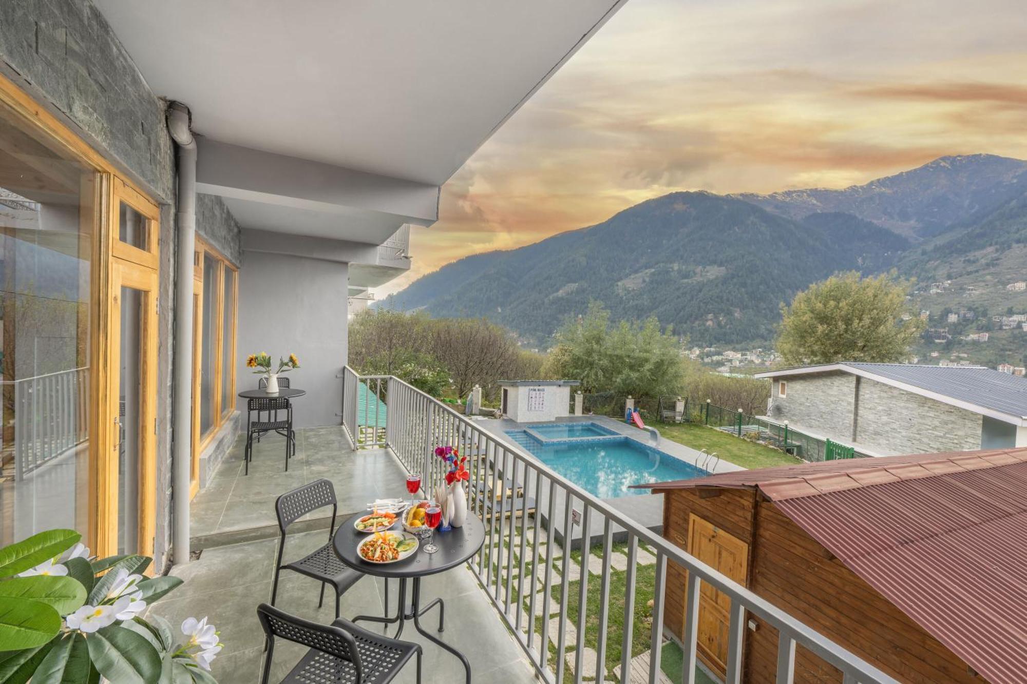 Hotel Echor Himalayan Heights Luxe Manali Exterior foto